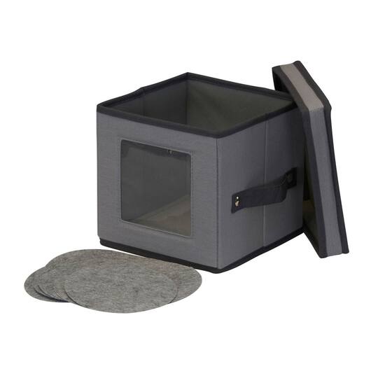 Household Essentials Plate Storage Box